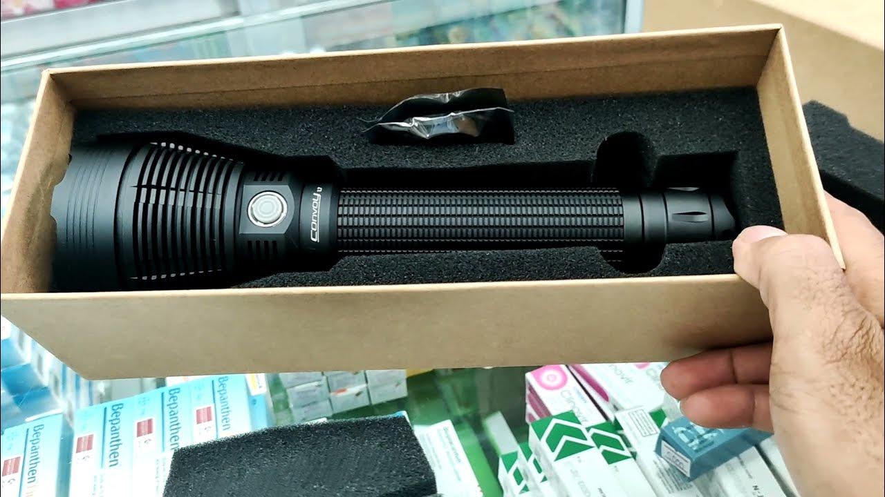 Convoy L7 SBT90 LED 5900LM 1291Meter High Brightness Size Battery 26650 ...