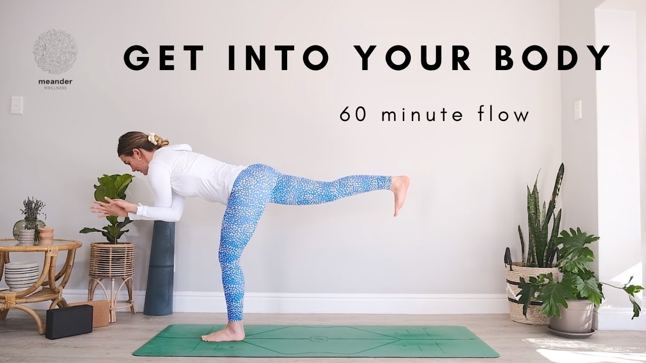 60 minute Slow & Strong Vinyasa Yoga - YouTube