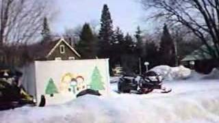 Old Forge Snowmobile Trail Report