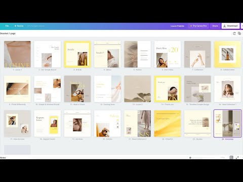Louve Palette Pack, a Social Media Template by Simple P. (Thumbnail 8 of 10)