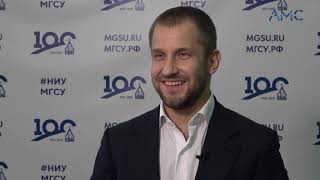 Интервью Михаила Хвесько на открытии коворкинга в НИУ МГСУ