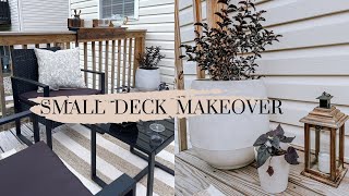 Deck Makeover | Small Deck Ideas | DIY Deck Rail Bar