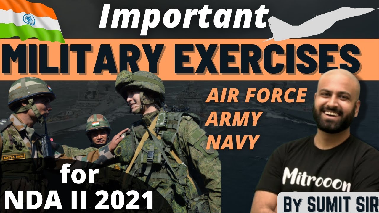 Most Important Military Exercises For NDA 2 2021 | Defence Exercises | Learn With Sumit
