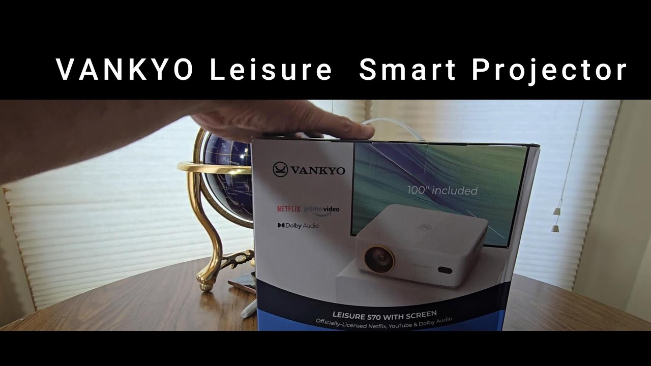 VANKYO Leisure Series Smart Projector with 3D Sound & 100 in