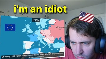 American reacts to The European Union - Summary on a Map