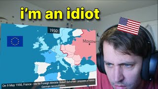 American reacts to The European Union  Summary on a Map