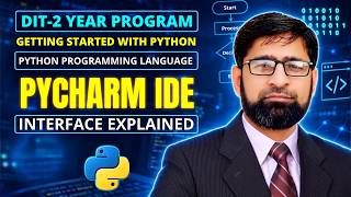 PyCharm IDE Interface Explained | 9 Important Parts of PyCharm | DIT