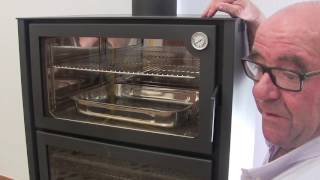 Estufa de leña con horno HERGOM ARCE - YouTube