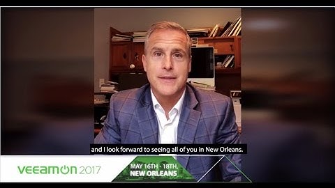 Why you should attend VeeamON 2017 - with Peter McKay