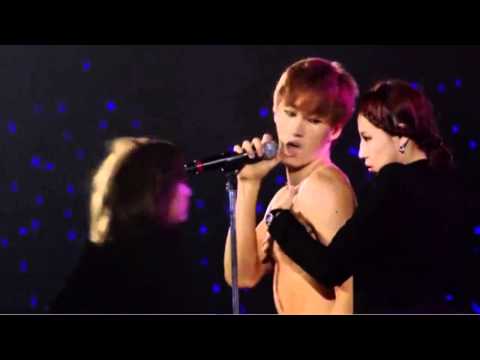 [SUPER JUNIOR SS4 DVD] Eunhyuk SORRY SORRY ANSWER SOLO+ Donghae watching clip