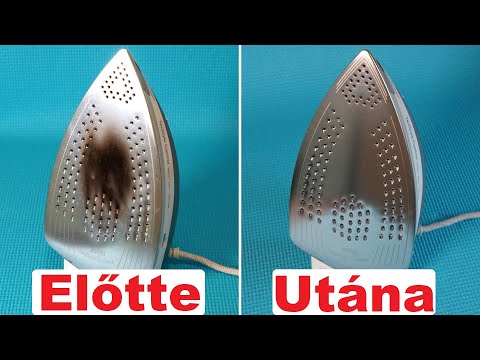 Videó: Hogyan tisztítsa meg a vasalót a talp égési sérüléseitől