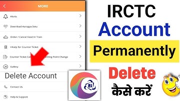 IRCTC Account permanently Delete kaise kare|How to Delete IRCTC Account Permanently|IRCTC 