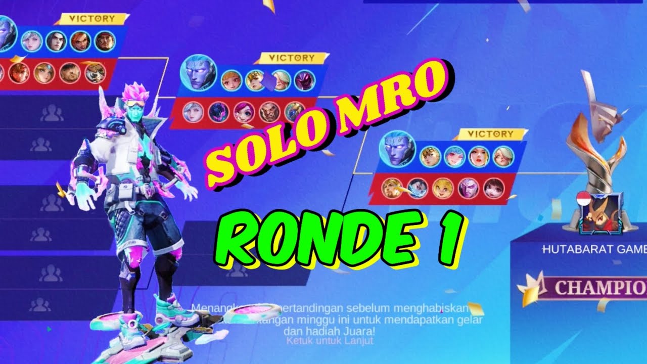 SOLO MRO MENGGUNAKAN HERO GORD | RONDE 1