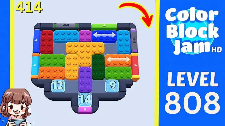 Color Block Jam Level 414 (808) Solution Walkthrough