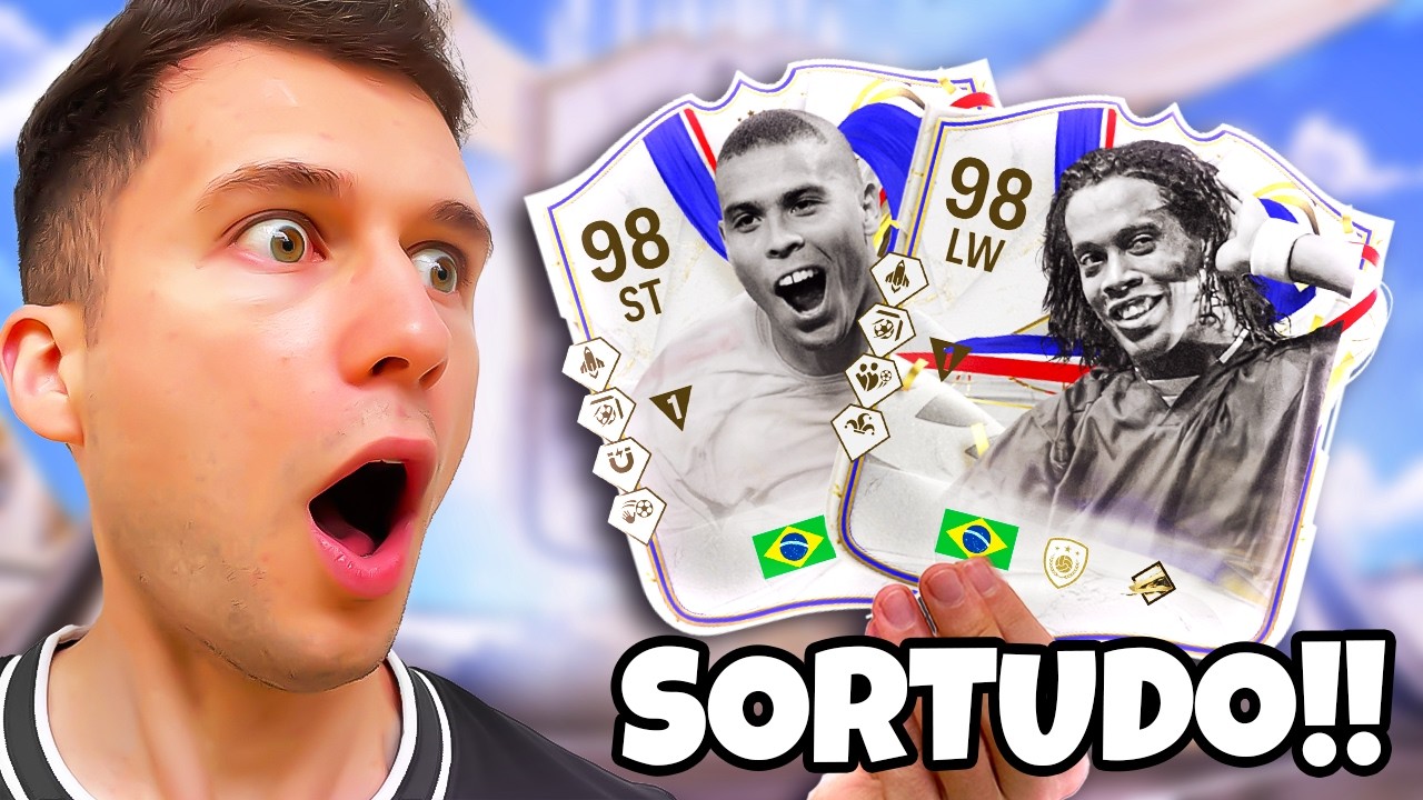 MEU DEUS 🍀 TIREI VÁRIOS ICONS DO EVENTO NOVO & ACHEI A CONTA MAIS SORTUDA DO EA FC 24 🍀
