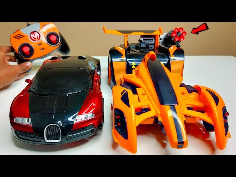 Fastest Shape Changing RC Car Vs RC Robotic Transformer Modified Car - Chatpat toy tv