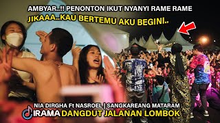 TIARA NYANYI BARENG PENONTON BIKIN AMBYAR NIA DIRGHA Ft NASROEL IRAMA DOPANG LIVE TAMAN SANGKAREANG