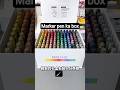 150+ Color Marker Pen Box 🎨 | Premium Art Markers for Drawing | Best Stationery 2025 #shorts