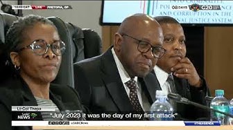 Thumbnail for Madlanga Commission I Thepa breaks down during testimony