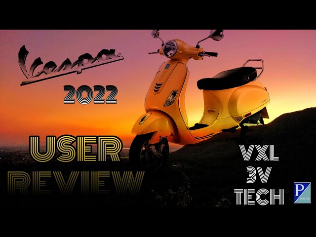 VESPA VXL TECH | Scooter Review | Features - YouTube