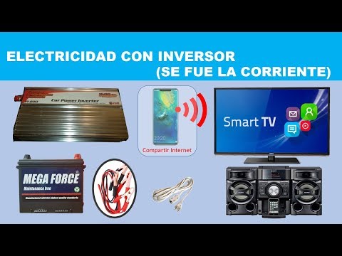 Video: ¿Un inversor de corriente funcionará con un televisor?