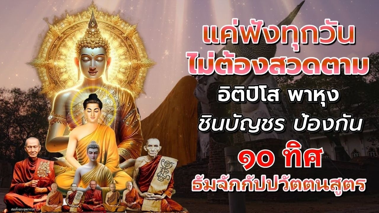 อิติปิโส พาหุง ชินบัญชร🙏 ศักดิ์สิทธิ์มาก แค่เปิดฟัง พลิกชีวิต คาถามงคลขจัดภัย | มหาเมตตาใหญ่
