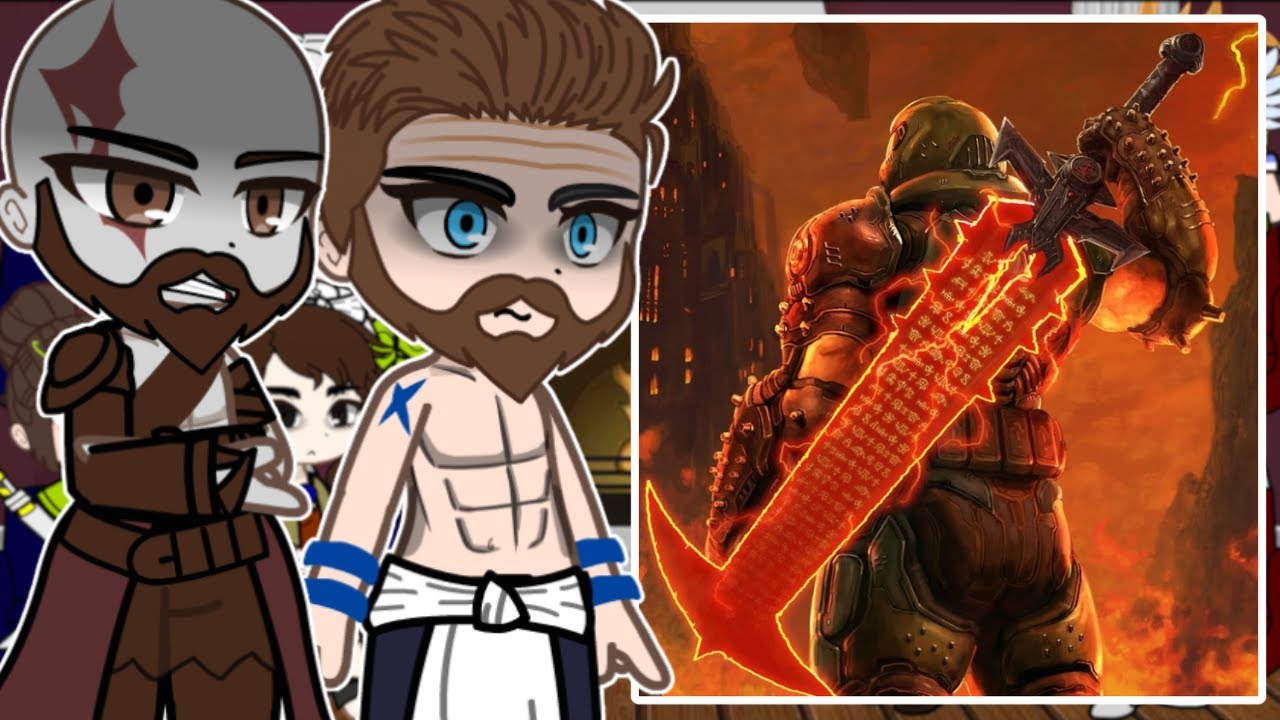 Gods React to Doom Slayer || Doom Eternal || TikTok || Gacha React