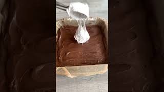 Nutella Marshmallow Brownies Shorts Satisfiying