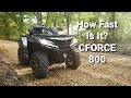 2020 CFMOTO CFORCE 800 Top Speed & Acceleration vs 500 & 600 Times