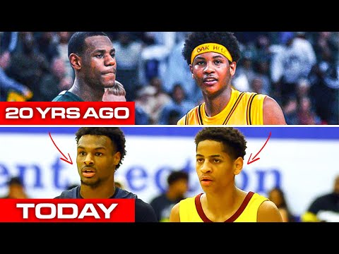 Bronny James vs. Kiyan Anthony (Lebron and Melo 20 Years Later)