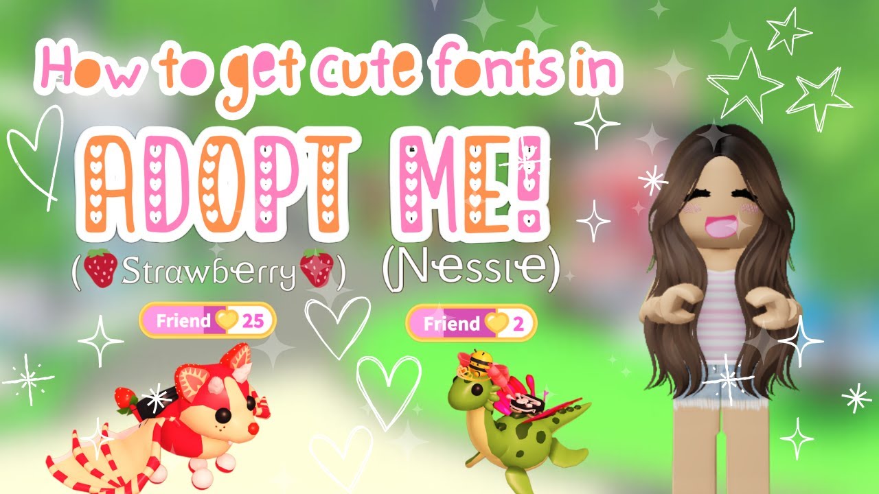 how-to-get-cute-fonts-in-adopt-me-for-free-youtube