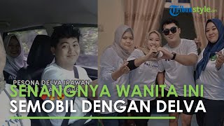 Momen Girang Para Fan Wanita Satu Mobil dengan Delva, Diajak Jalan-jalan dan Disopiri Sang Penyanyi