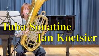 チューバ演奏】「ソナチネ」ヤン・クーツィール / Tuba Sonatine - Jan