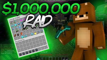 One Million Dollar Raid!! Minecraft Factions #1