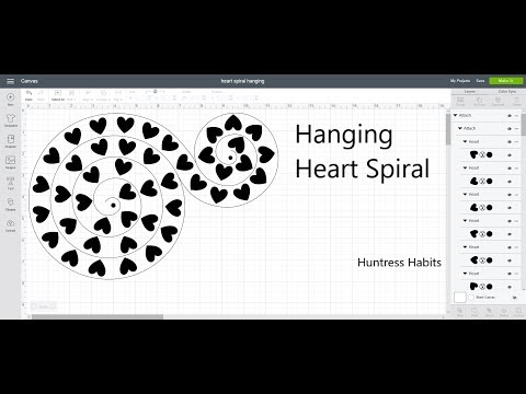 Hanging Hearts Party Foil with Cricut