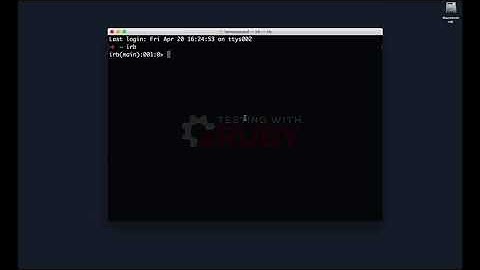 FusionQA - Testing With Ruby | Episode 1 | Launching a Capybara & Selenium session in IRB