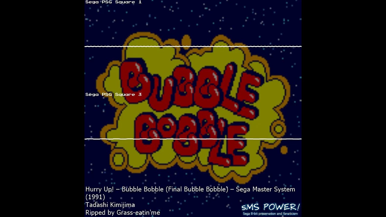 Bubble Bobble - Sega Master System - Tadashi Kimijima