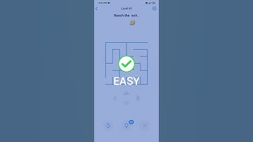 Easy Game Level 60 | Easy Game Reach the exit.
