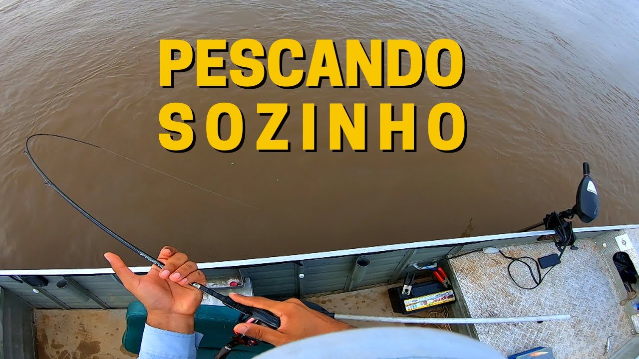 Cadê os AMIGOS? Pescando sozinho DOURADO no PANTANAL - Corumbá - MS