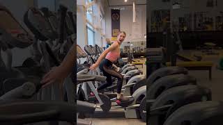Unusual ways to use a cross-trainer #shorts #funny #gym