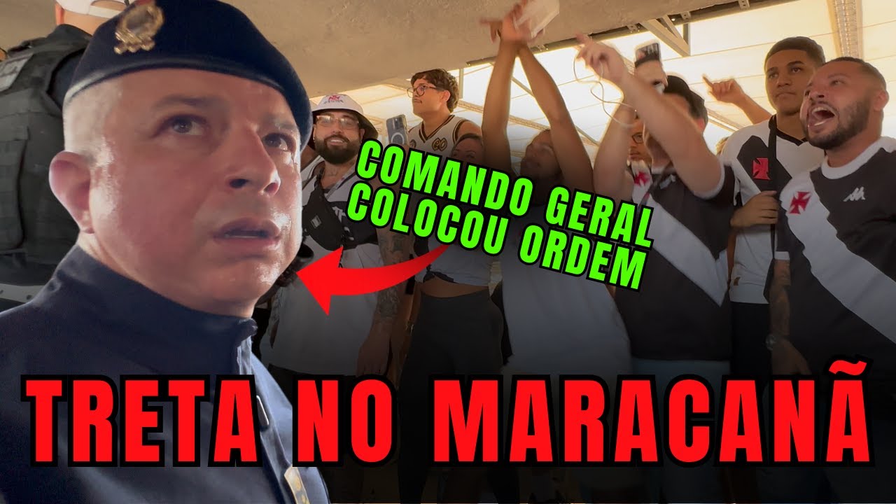 Torcedores infiltrados e PM age a tempo e evita o pior em Vasco x Corinthians