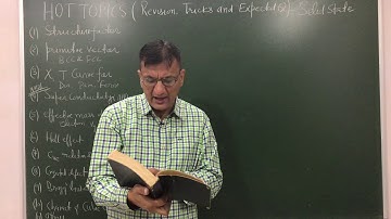 Hot Topics ( Revision, Tricks And Expected Questions) Solid State GATE 2021 Special