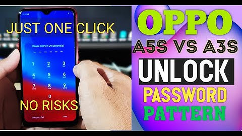 Oppo A5s Pattern Unlock I Screen Lock Remove Password I Just One Click