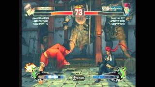Fighting online as Viper Against Guy (ElwoodBlues0985) In StreetFighter 4 : AE