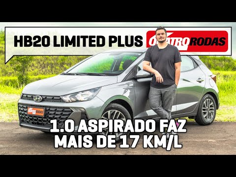 Hyundai HB20 Limited Plus é HATCH 1.0 COMPLETÃO e faz mais de 17 KM/L