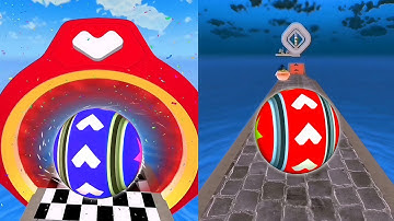 🌍🎯Rolling Ball Sky Adventure Vs Reversed Gameplay SpeedRun Walk-through Level 93