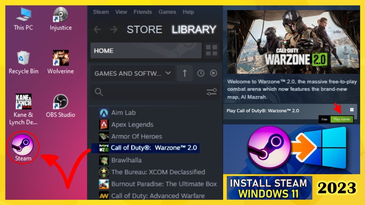 Steam for PC Windows 2023 Download