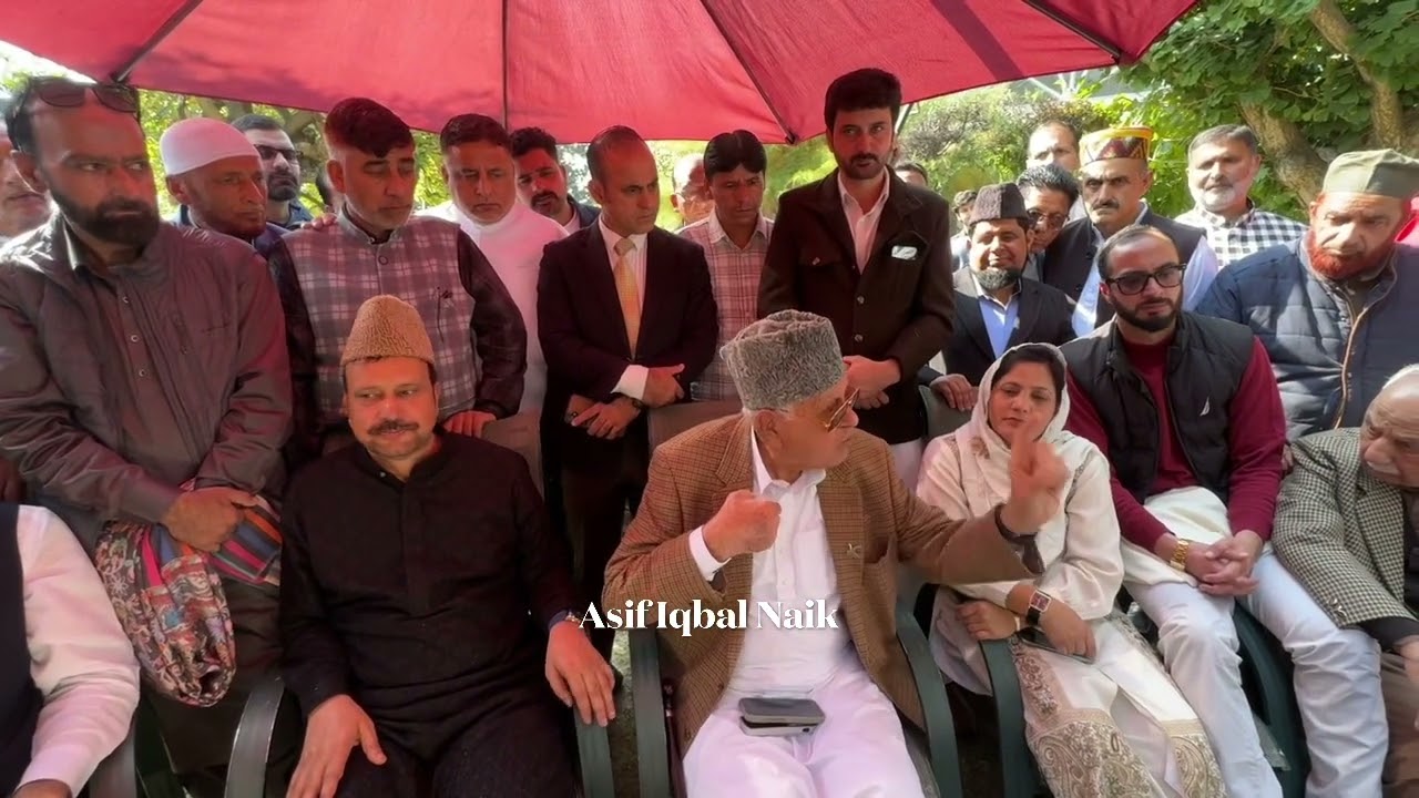 Dr. Farooq Abdullah advice Sajjad Kichloo to work for strengthening of peace & harmony. Listen what