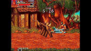 Knights of the Round - Arcade Game (1991). First Level Gameplay.