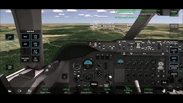 Boeing 747-200B landing in Moscow (RFS)